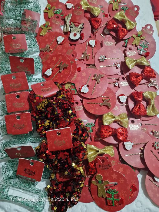 Детски коледни аксесоари за коса