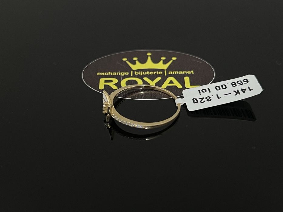 Bijuteria Royal CB: Inel dama aur nou 14k 1,32gr