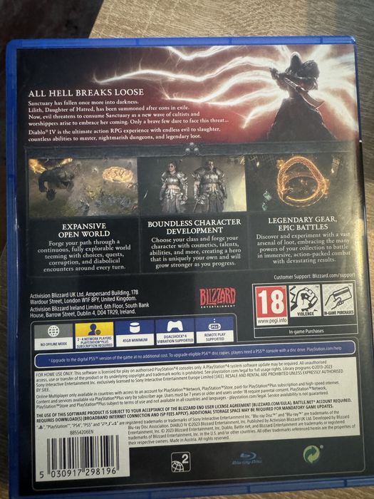 Diablo 4 PS4 and PS5