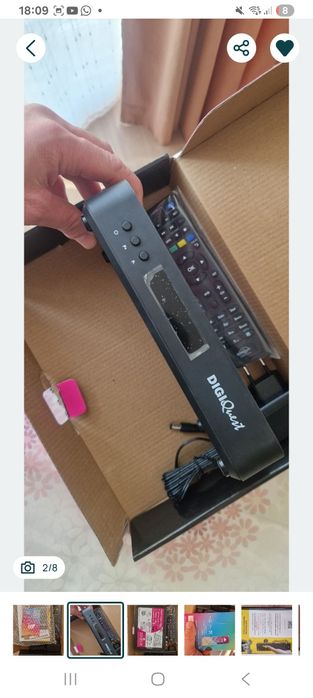 Vând receptor/receiver/decodor DigiQuest 4k UHD