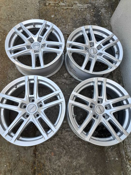 Продава алуминиеви джанти с датчици  ,като нови,16 цола MB C Klasse,VW,Audi,Шкодa