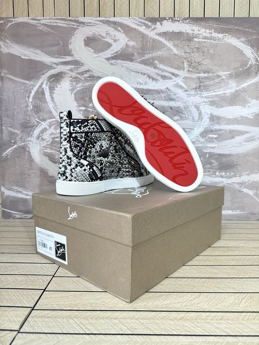 Christian Louboutin High Phyton White