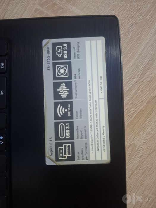 Мощный Acer Aspire E5 / Core i7 / 8GB / SSD / GeForce MX130
