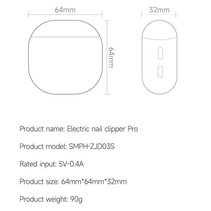 Электрическая ногтерезка Seemagic