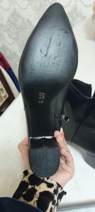 Кожаная полусапожка турецкая в отличном состоянии 40размер