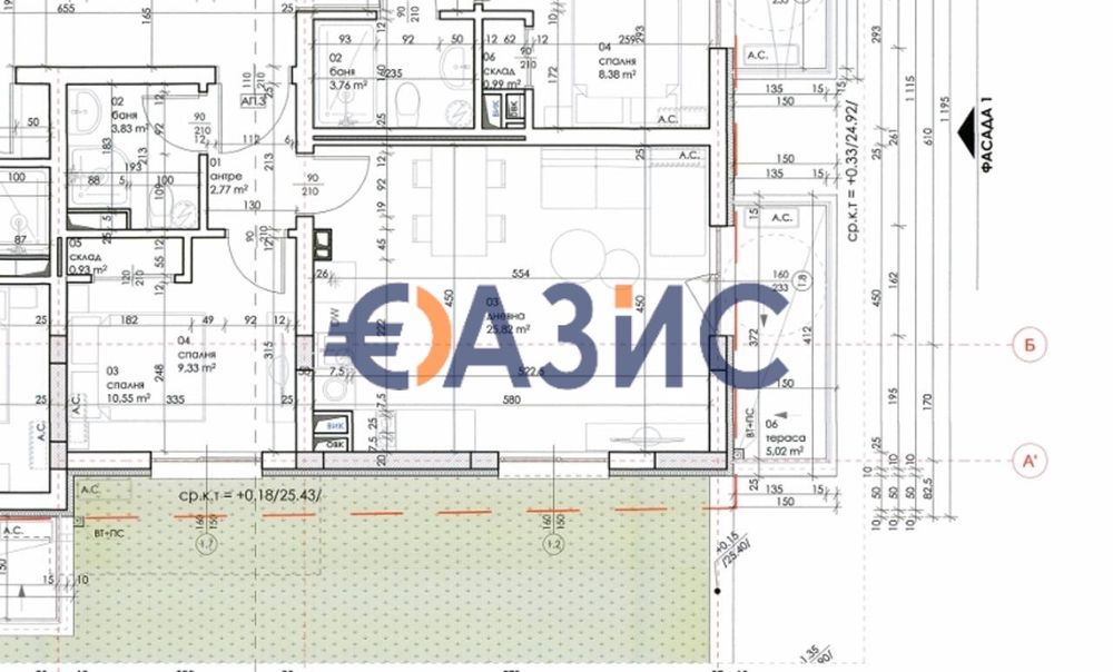 Продава се Двустаен апартамент в Созопол - 67 кв.м за 537 €/кв.м - Снимка #1