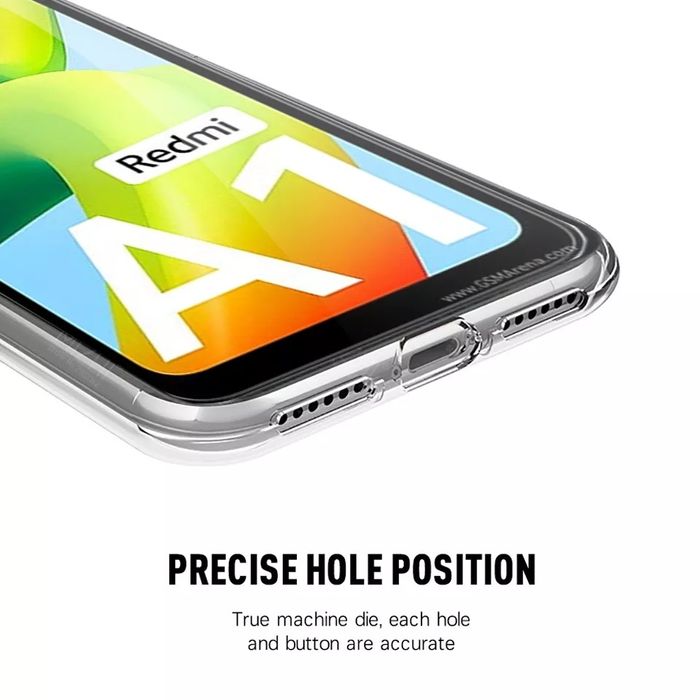 Прозрачен 360° Градуса Кейс за Xiaomi Redmi A1 / A2 Супер Защита