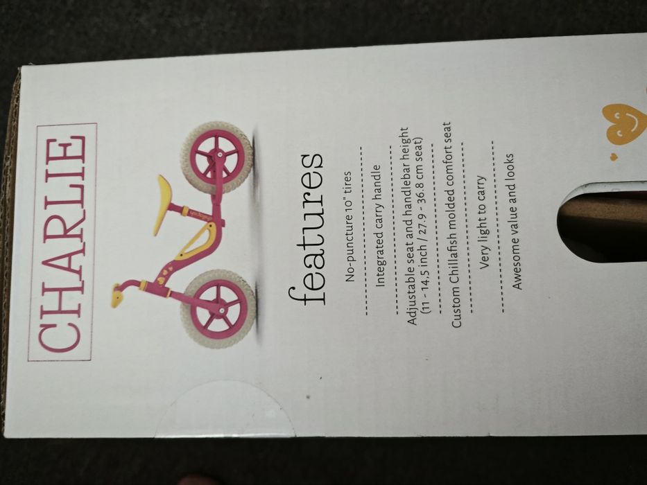 Колело за баланс Chillafish Charlie pink