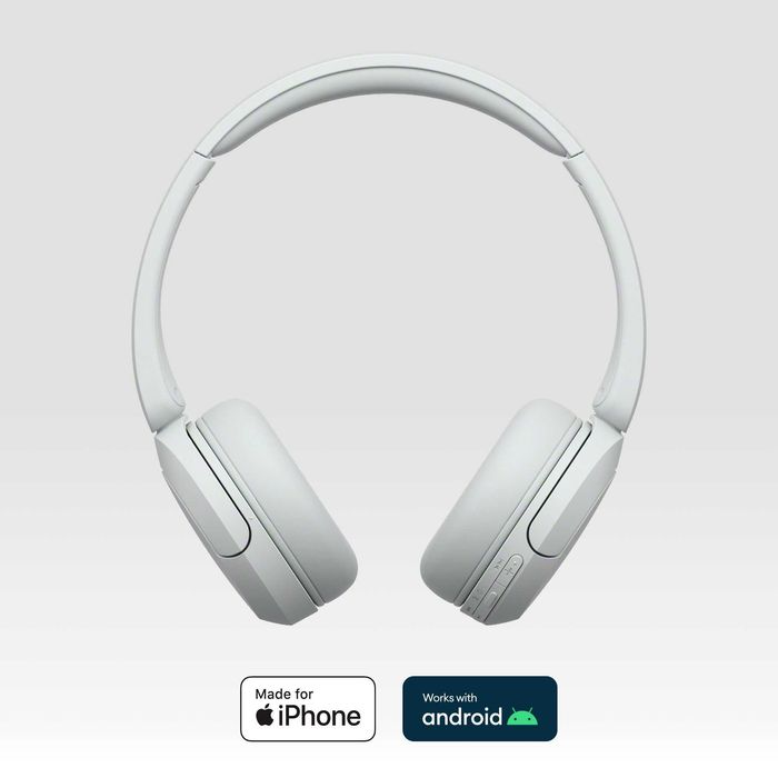 Безжични слушалки Sony - WH-CH520, Бели