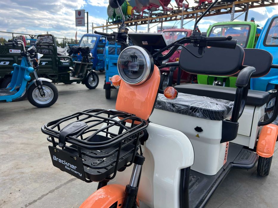 Tuk-tuk BRECKNER TRAVEL-2 triciclu electric cu CIV fara permis Agramix