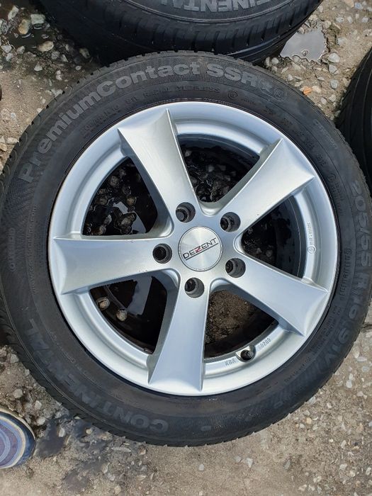 4бр алуминиеви джанти  Децент за БМВ серия 1/ 7ж Х16/ ет 40/ 5Х 120/