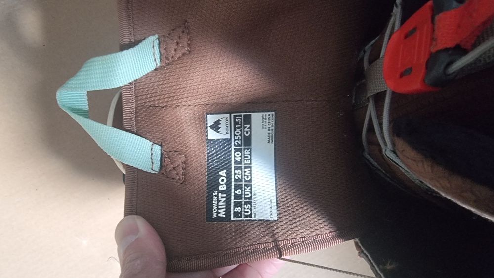 Обувки за сноуборд Burton mint boa 40