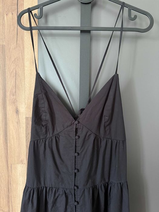 Дълга черна рокля , S номер, H&M