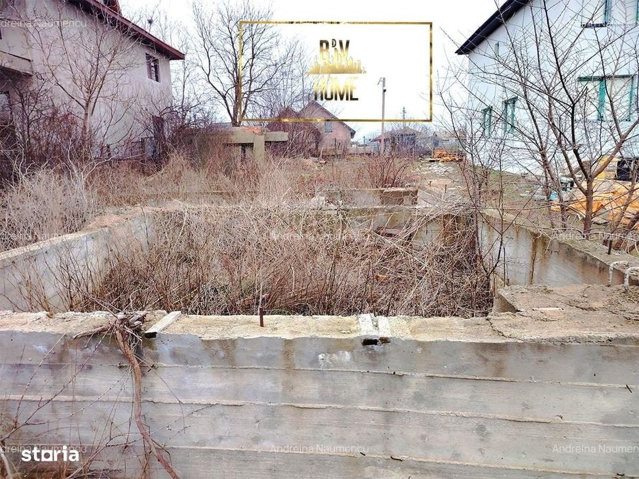 Teren cu fundatie Palazu Mare Valea Morii