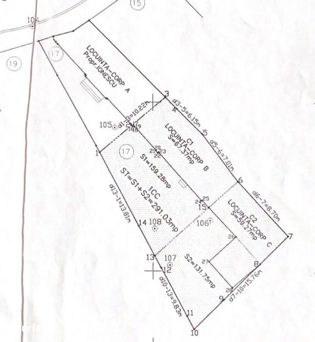 Casa/Teren de vanzare Unirii-Mararesti -  Investitie
