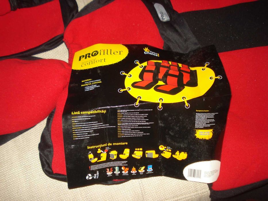 set huse auto scaune bancheta universale PROfiller uber / bolt