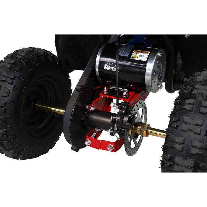 ATV Electric Mare, 1000W 48V, 35km h, Frane pe disc, atv copii, Rosu