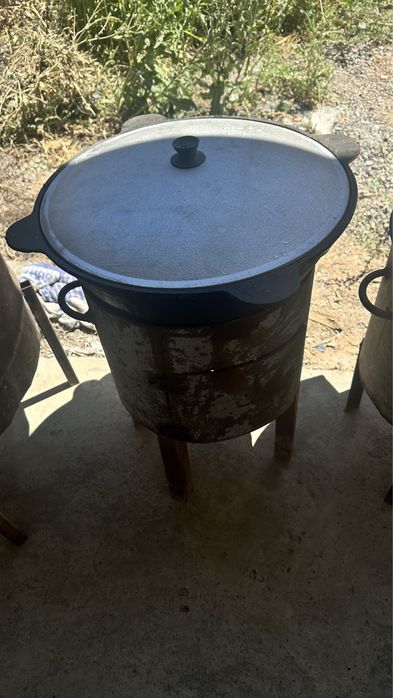 Казаны дюралюминий и чугунные