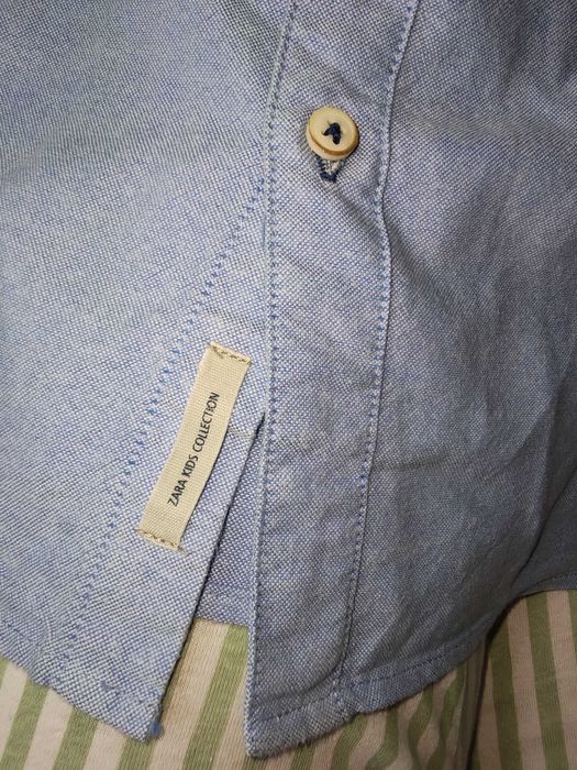 Памучна риза ZARA  за 13-14 годишно момче, размер 164