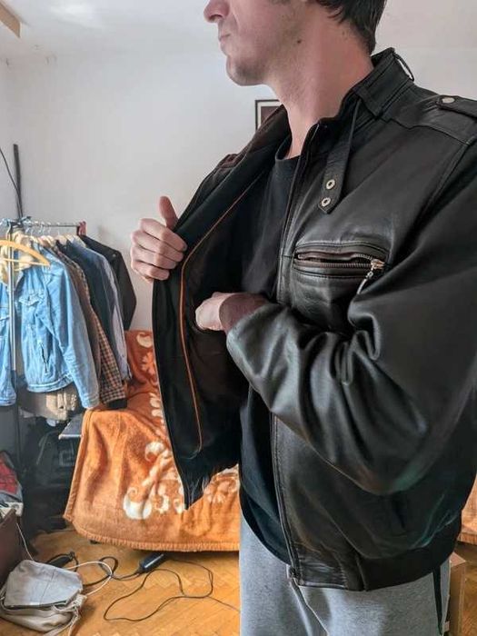 Geacă piele naturală 2XL