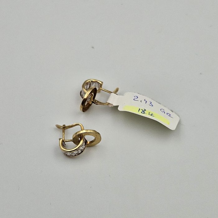 Amanet F28: Cercei aur 18k 550 lei/gram C35096 (N)