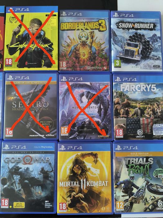 Продавам Игри за PS4