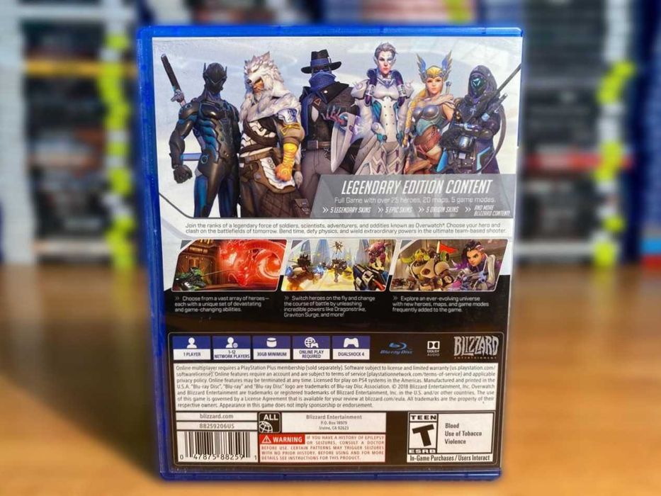 OverWatch PS4/PS5 ENG Большой Выбор Дисков