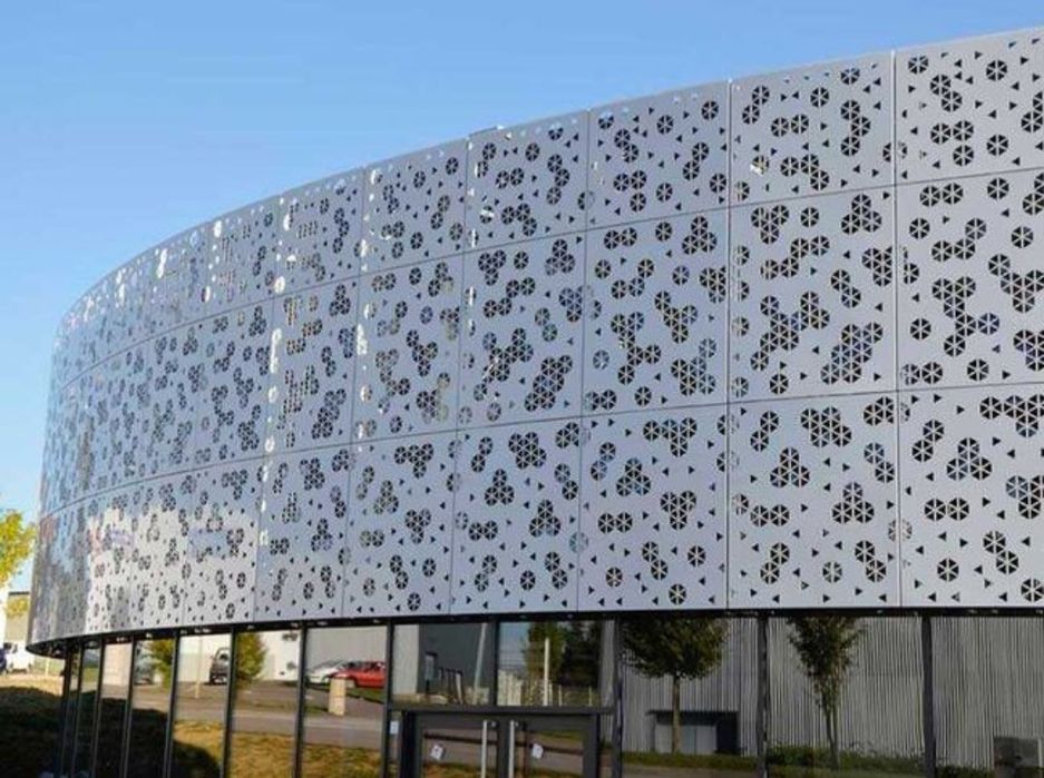 Фасадные панели из металла, Перфорированные, Арт панели