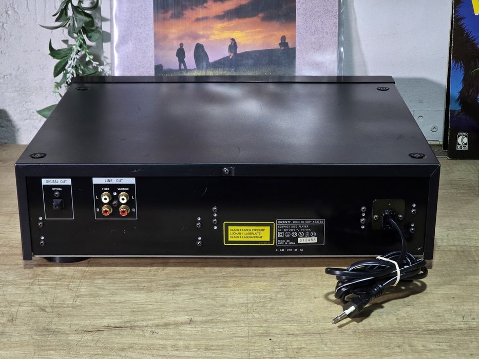 Cd player SONY CDP-X333ES, hifi audio,  seria ES  hi-end,  japan