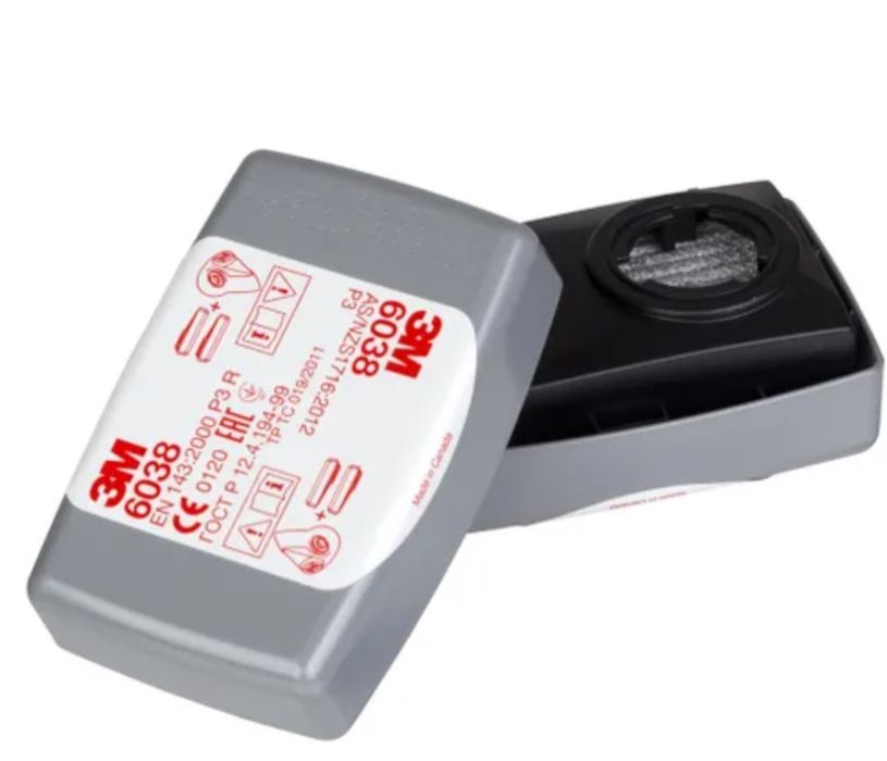 Mască 3M 6800 Vizieră + Doua filtre 3M 6038 p3 = 500 lei
