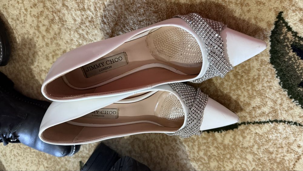 Белая туфли,экокожа