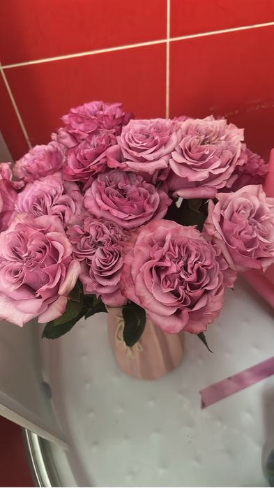 Цветы б/у вчерашние