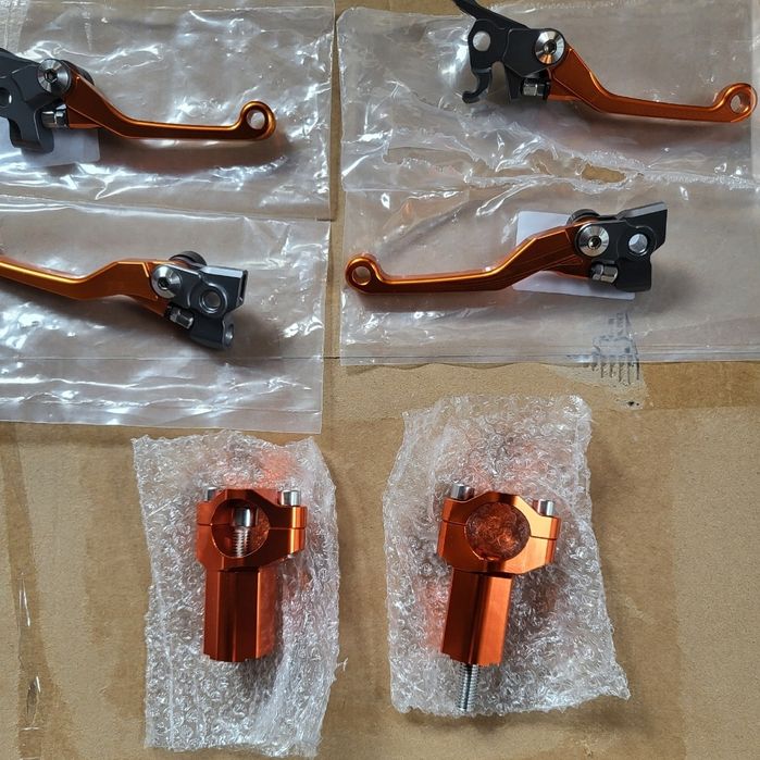 Vârf pedala frana KTM  2008-16/2017-24. Manete rabatabile. Schimbator
