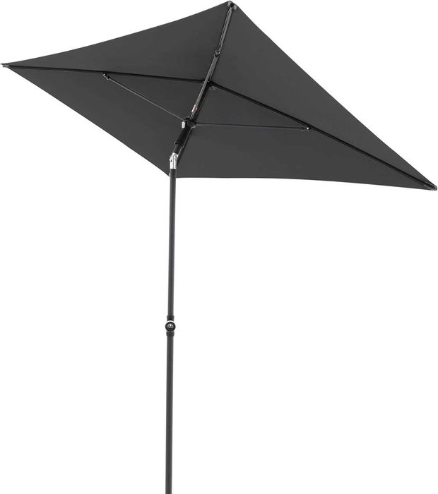 Doppler Rethink Umbrela dreptunghiulara pentru balcon si terasa,180 x 120 cm gri inchis