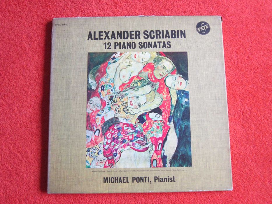 rar Michael Ponti 12 Piano Sonatas Alexander Scriabin,1972 USA