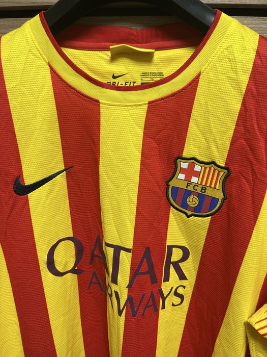 NIKE Barcelona Away Shirt - Барселона 2013-2014г - размер ХЛ / Оригинал