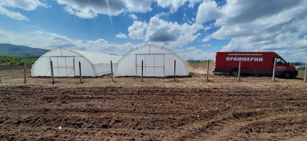 ОРАНЖЕРИИ- Българско производство- 8м Ширина//полиетиленова оранжерия