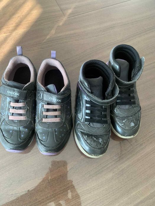 Два чифта ползвани маратонки за момиче* GEOX* 31 и 32 номер