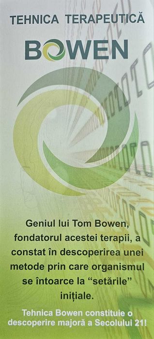 Terapie Bowen - reechilibrare neuro-musculara, relaxare si stare de bine