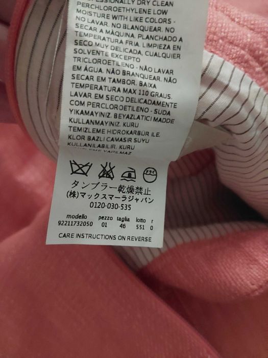 MAX MARA Original Size M Нова рокля Лен