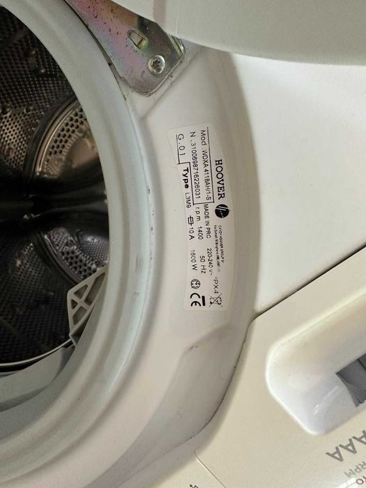 Пералня със сушилня Hoover WDXA 4118AH/1-S – 11/8 кг