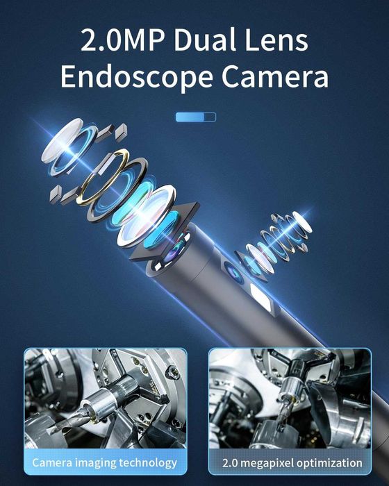 Ендоскопска инспекционна камера Hopefox със светлина