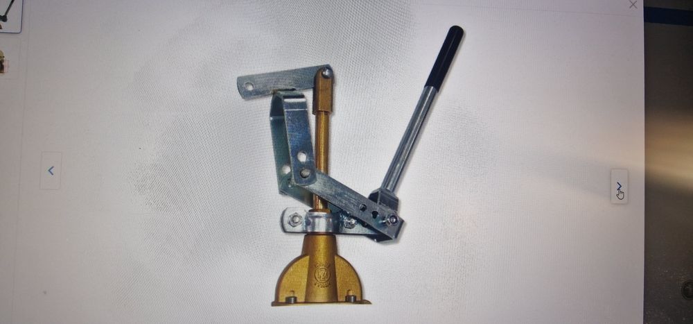 Robinet din alamă 6 toli pentru vidanje cu Levier pârghie superior