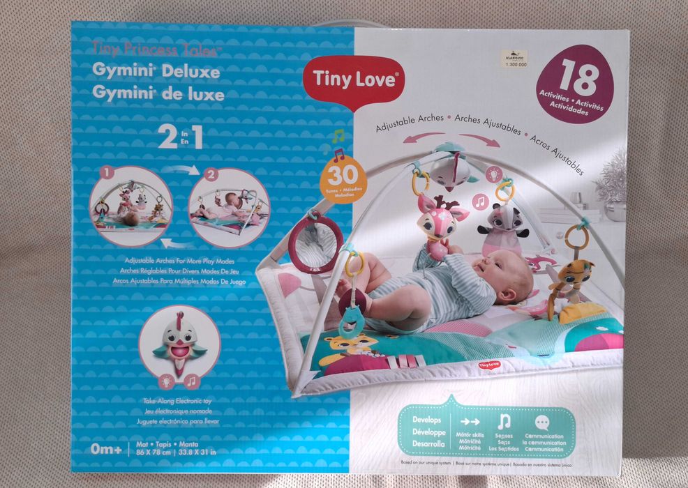 Детский Развивающий коврик "Into the Forest Gymini Deluxe" Tiny Love