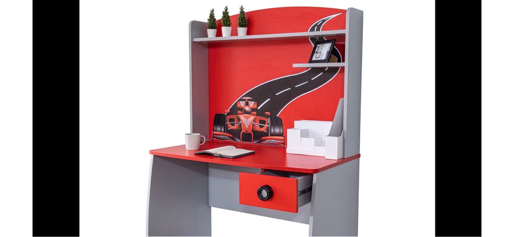 Комплект обзавеждане за детска стая Формула - легло кола