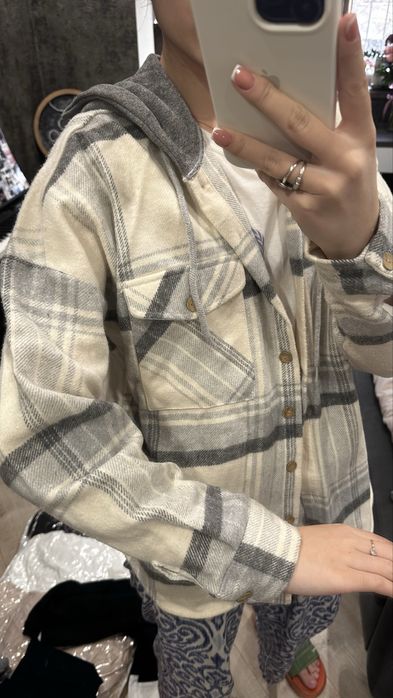 Рубашка-куртка с капюшоном