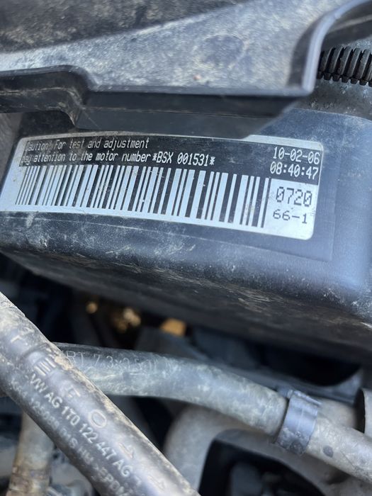 Volkswagen Touran 2.0 ecofuel CNG  109ps НА ЧАСТИ