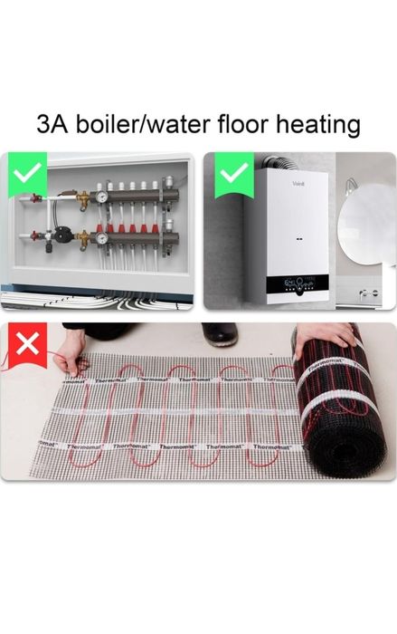Termostat KETOTEK 3A centrala/încălzire prin pardoseală