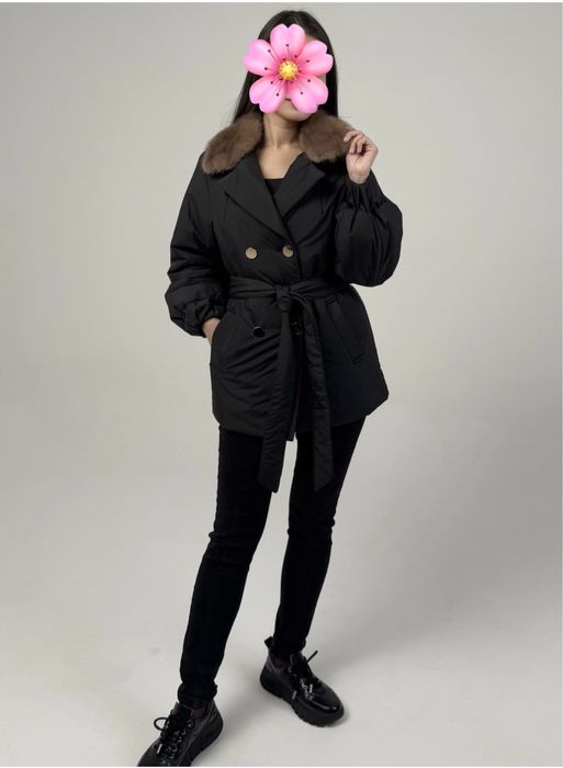 Продам куртку с норковым воротником