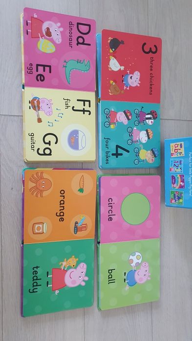LEARN wtih PEPPA PIG box of books invatare lb engleza 10/10 Curier OLX